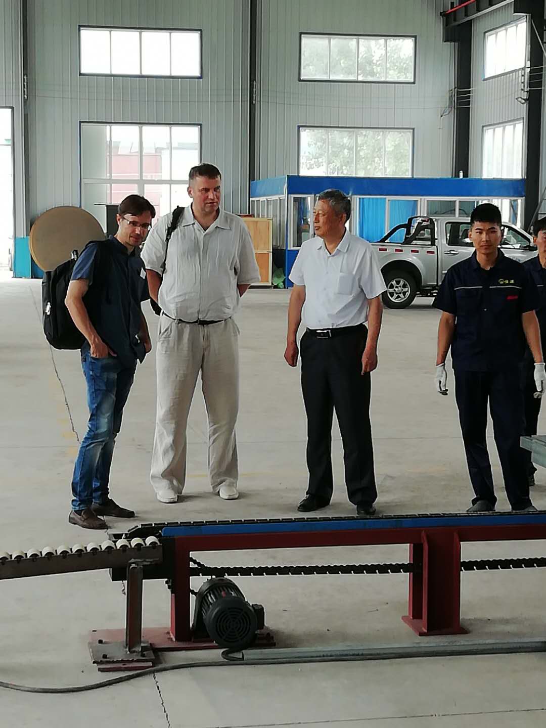 俄罗斯客户参观工厂